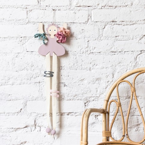 Tresxics Flor Puppe Haarschmuck Halter Kit DIY, Pink