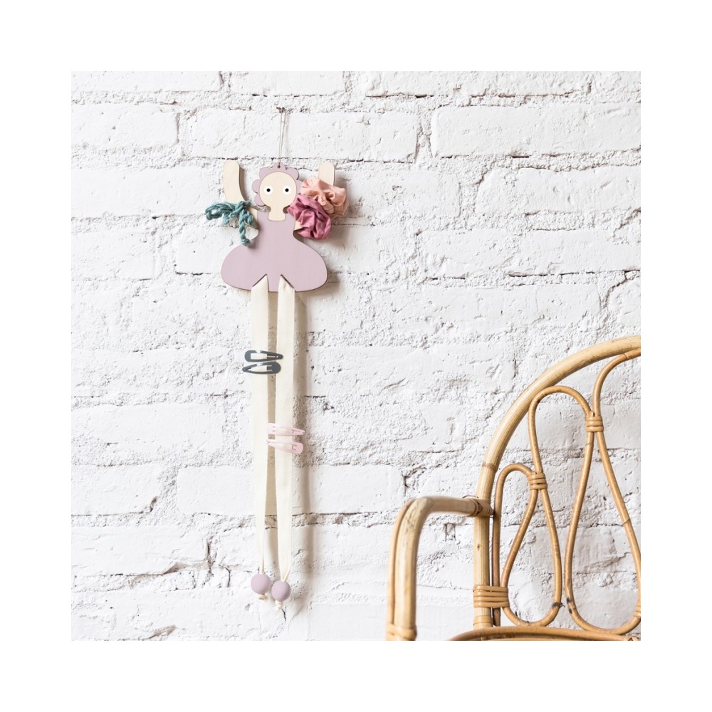 Tresxics Flor Puppe Haarschmuck Halter Kit DIY, Coral