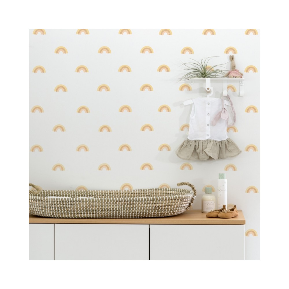 Tresxics Mini-Regenbogen-Aufkleber (2 Bogen), Brown