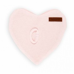 Seule serviette sucette de bébé, rose coeur