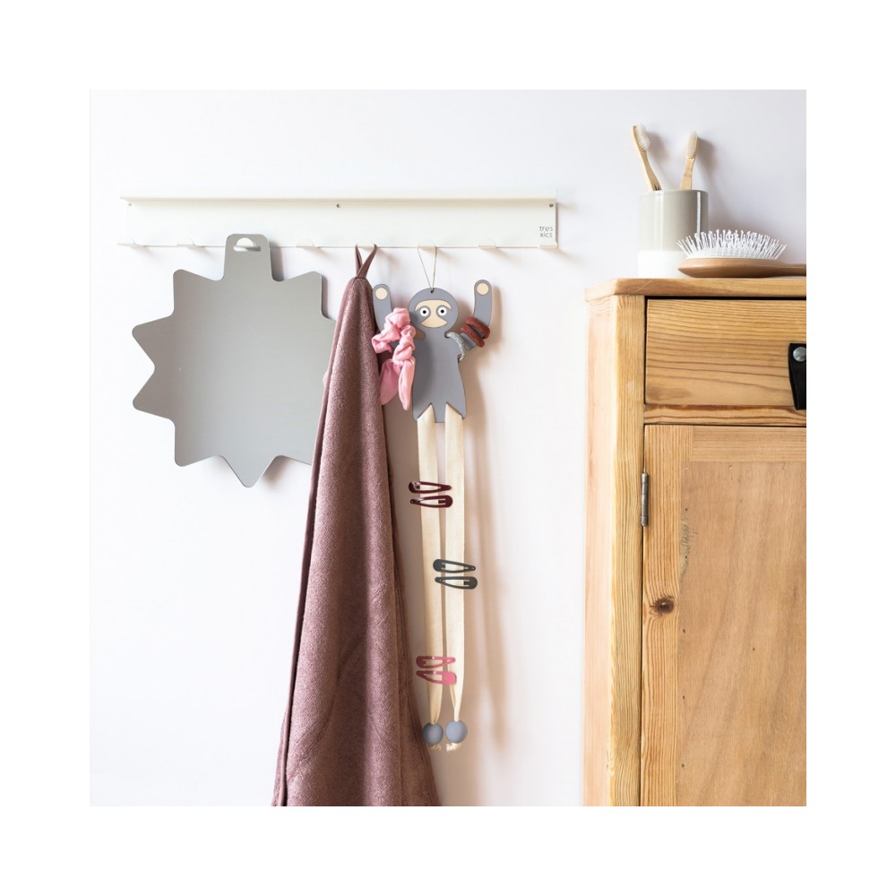 Tresxics Faultier Haarschmuckhalter Kit DIY, Braun