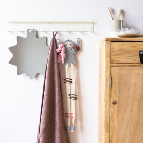 Tresxics Faultier Haarschmuckhalter Kit DIY, Grau