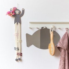 Tresxics Faultier Haarschmuckhalter Kit DIY, Grau