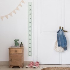Tresxics textile Wachstumstabelle Wandtattoo 150 cm, Pink