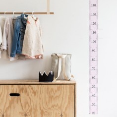 Tresxics textile Wachstumstabelle Wandtattoo 150 cm, Grün