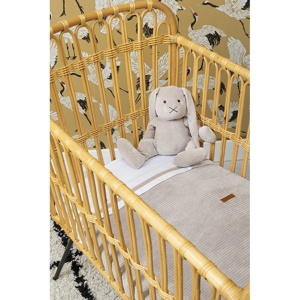 Babys Only Babydecke Teddyfutter Sense, Kieselgrau