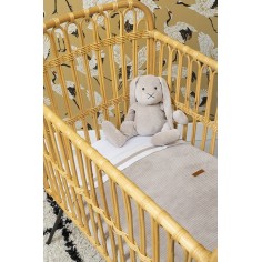 Babys Only Babydecke Teddyfutter Sense, Kieselgrau