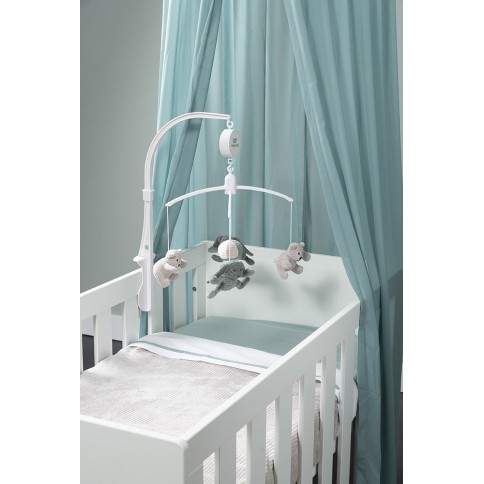 Babys Only Babydecke Teddyfutter Sense, Kieselgrau