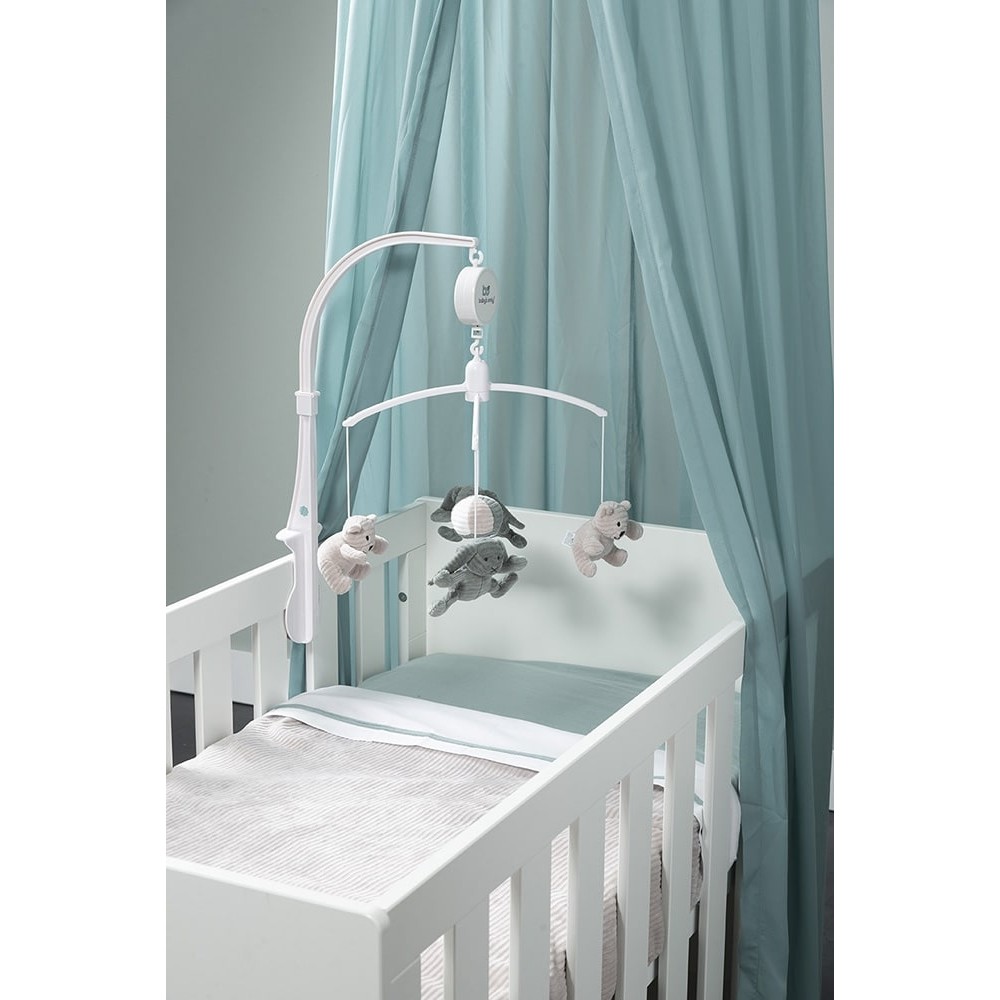 Babys Only Babydecke Teddyfutter Sense, Kieselgrau