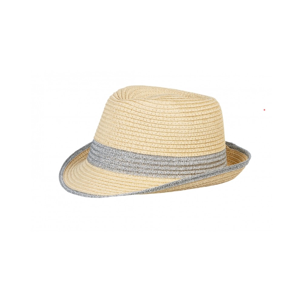 Souza for Kids Kinder-Strohhut Liny Natur-Silber, 3-7 Jahren