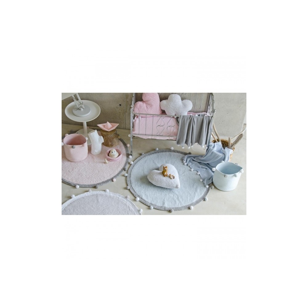 Panier de rangement, pétillant - bleu