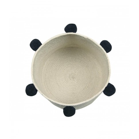 Lorena Canals Aufbewahrungskorb, Bubbly - Schwarz