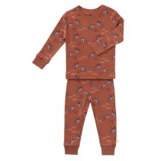 Fresk Schlafanzug zweiteilig, Amber Brown