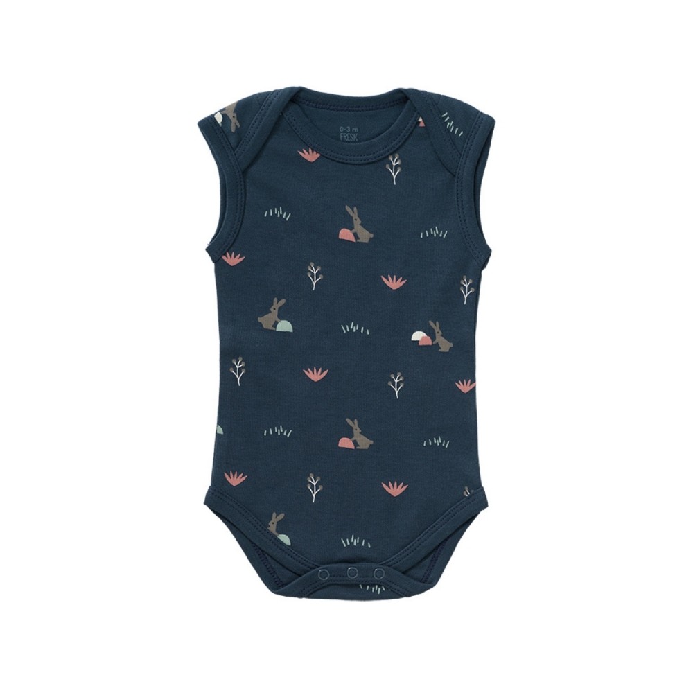 Fresk Body ohne Ärmel, Mood Indigo