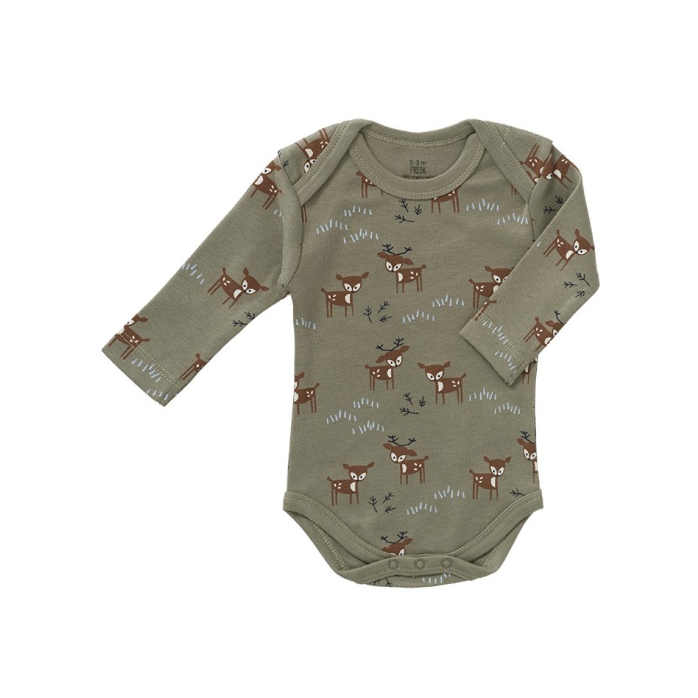 Fresk Body langarm, Deer Olive