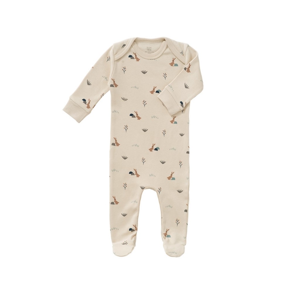 Strampler mit Füssen, Rabbit Sandshell