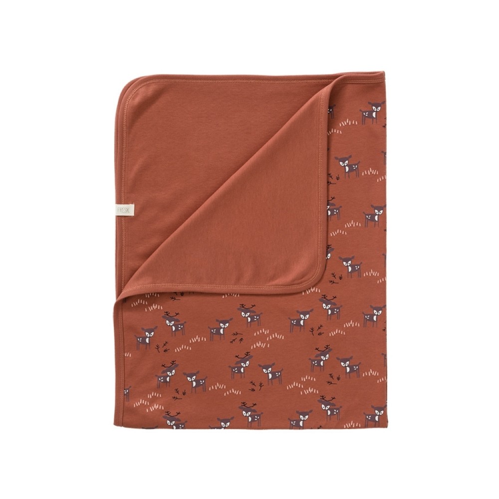 Fresk Baby Decke, Deer Amber Brown