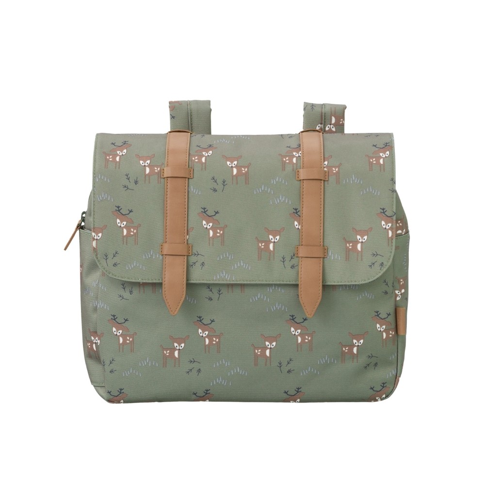 Schultasche Reh Olive
