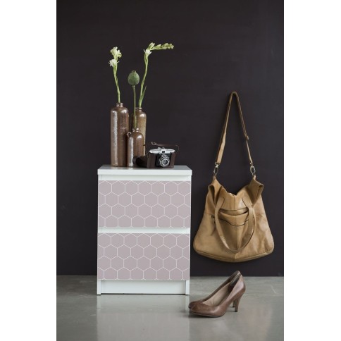 Stickyfront Aufkleber für Möbel, Honeycombs Misty