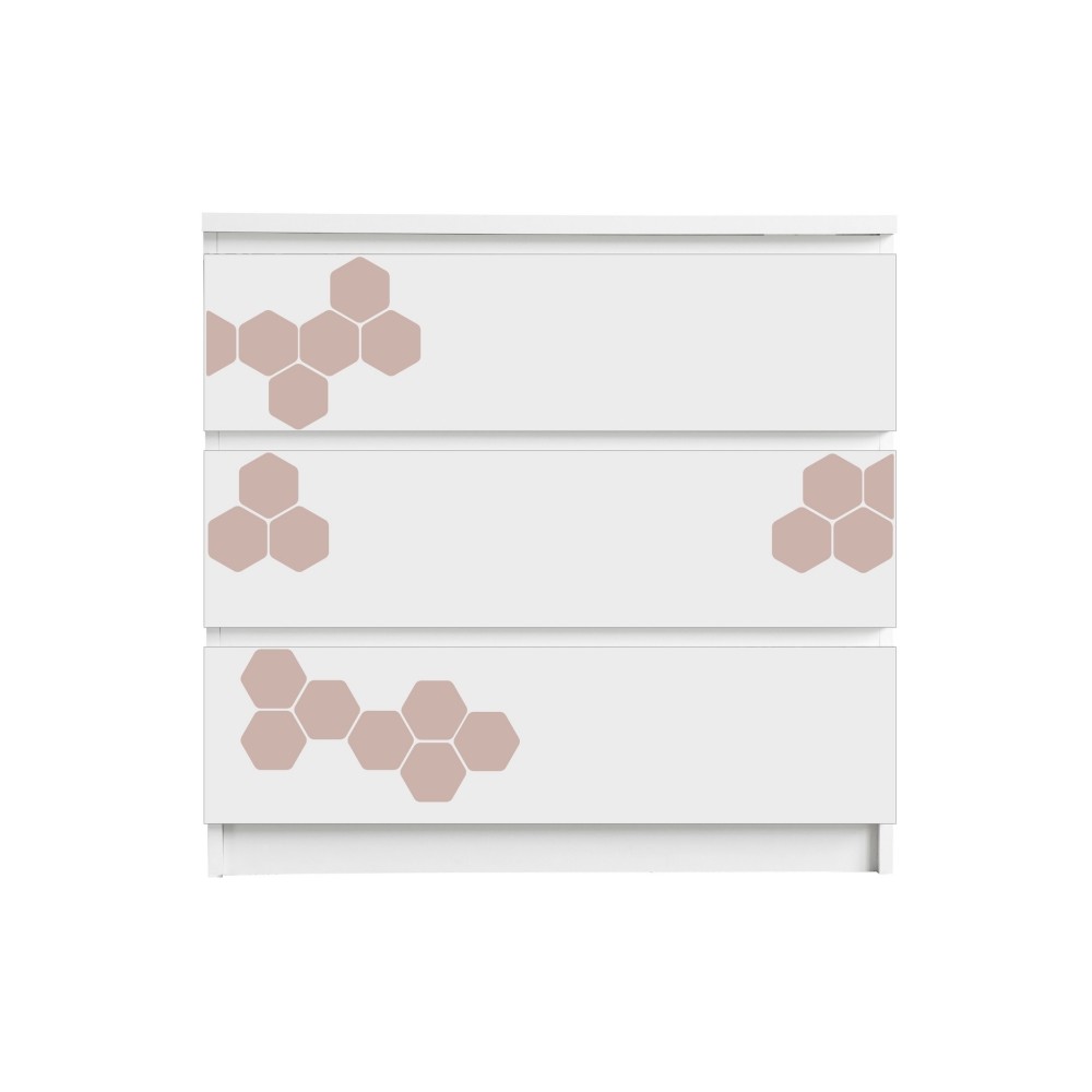 Stickyfront Aufkleber für Möbel, Honeycombs Misty