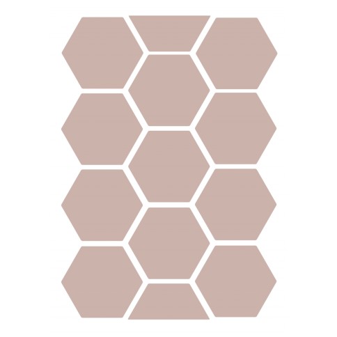 Stickyfront Aufkleber für Möbel, Honeycombs Misty