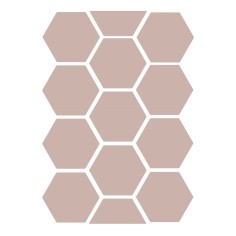 Stickyfront Aufkleber für Möbel, Honeycombs Misty