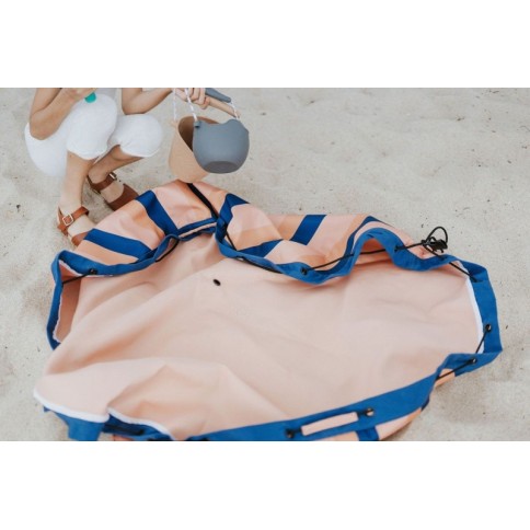 Outdoor Spielzeugtasche, Mokka Stripes