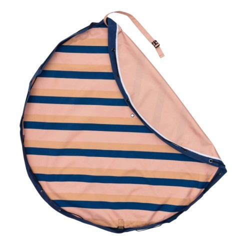 Outdoor Spielzeugtasche, Mokka Stripes