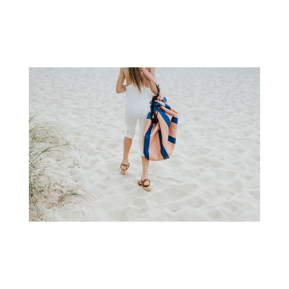 Outdoor Spielzeugtasche, Mokka Stripes