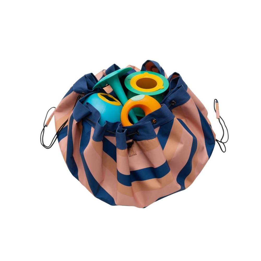 Outdoor Spielzeugtasche, Mokka Stripes