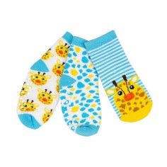 Zoocchini 3er Pack Söckchen (0-24 M), Jaimie die Giraffe