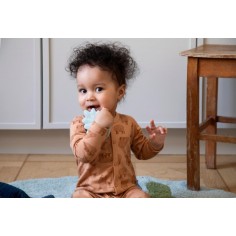 Sebra Beissring aus Naturkautschuklatex, Blatt - Misty Mint