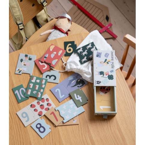 Puzzle mit Zahlen, Pixie/ Drache