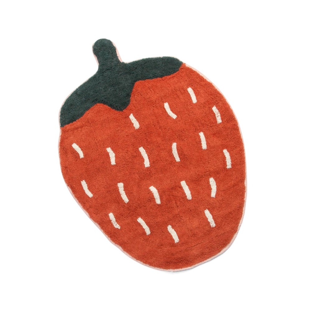 Teppich Erdbeere