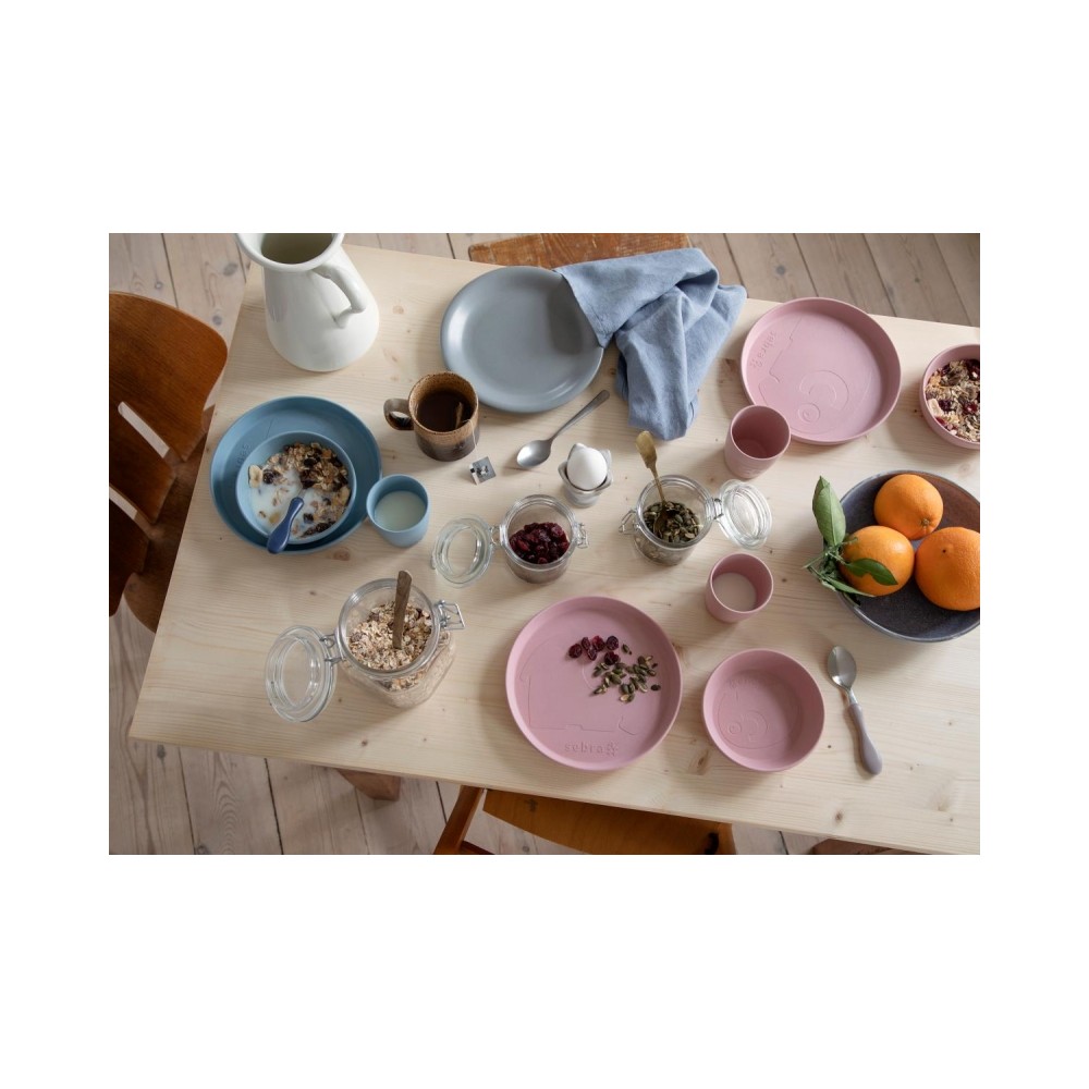 Sebra Teller-Set MUMS, Blossom Pink