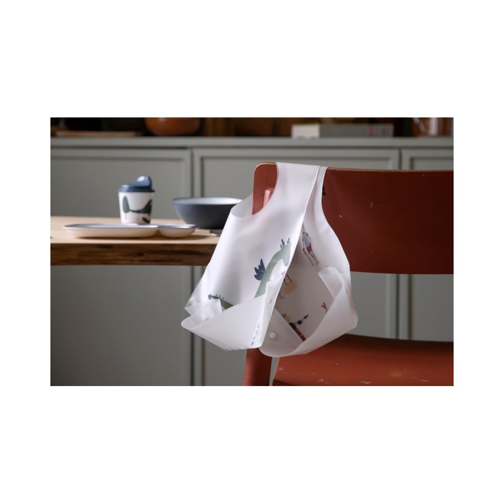 Sebra Kunststoff Lätzchen, 2er Pack, Dragon Tales