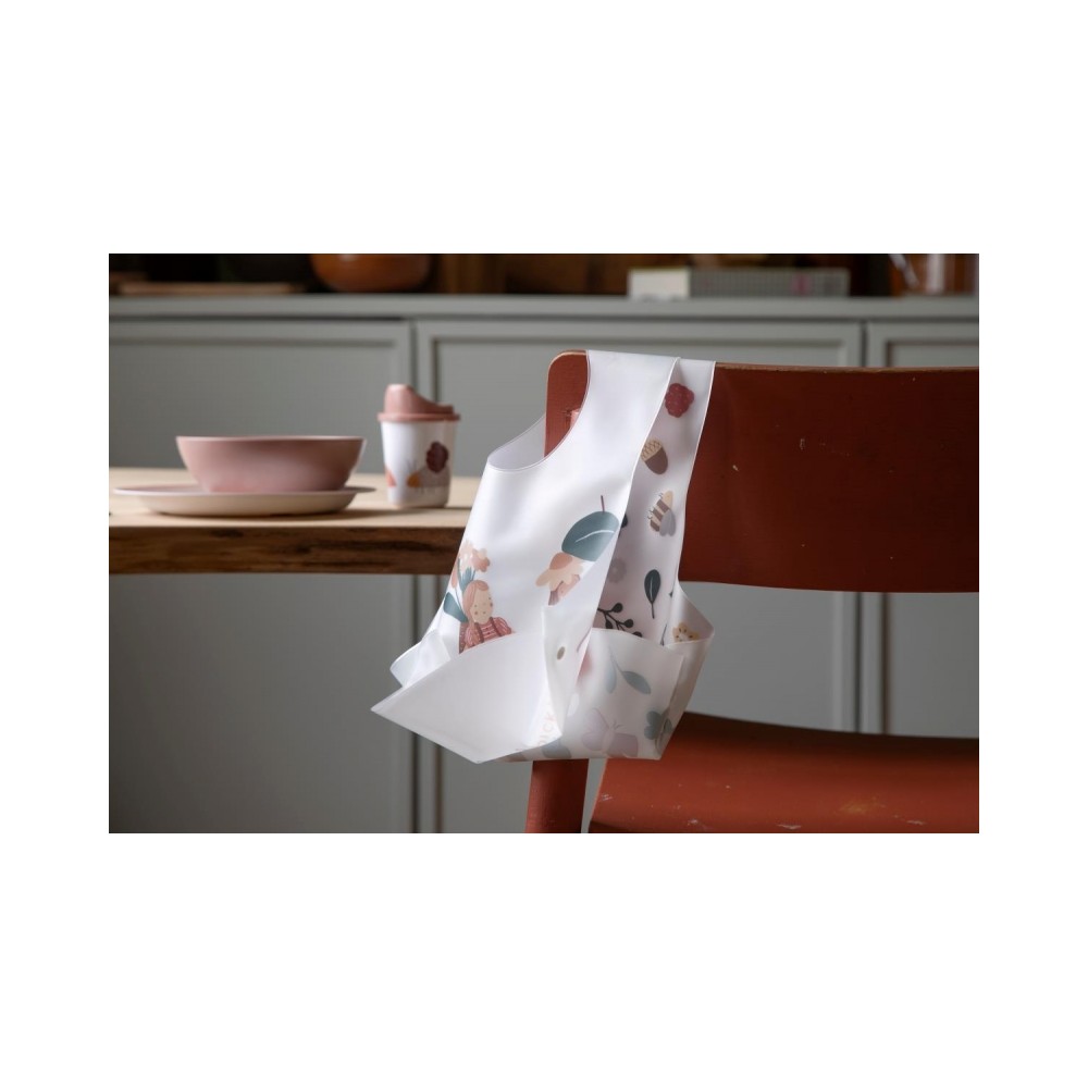 Sebra Kunststoff Lätzchen, 2er Pack, Pixie Land