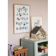 Sebra Poster, Alphabet A-B (DE), Dragon/ Pixie