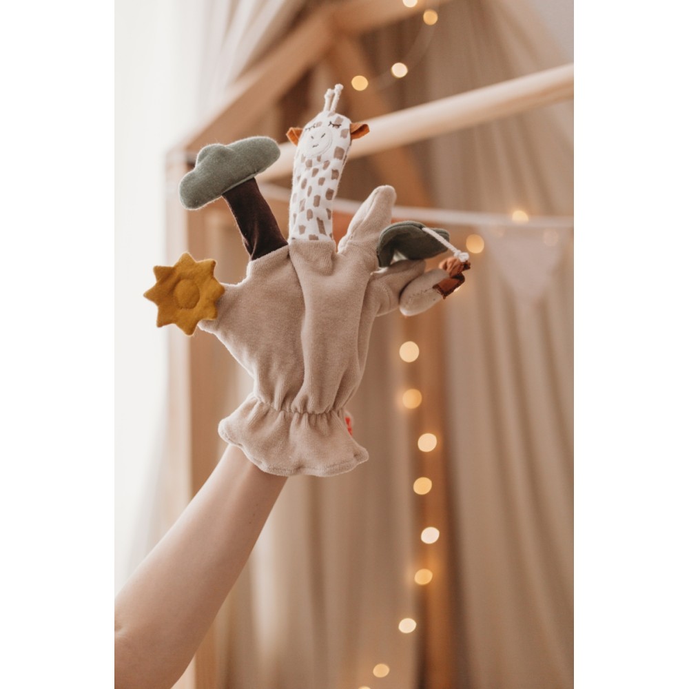 Aktivity Handschuh Giraffe