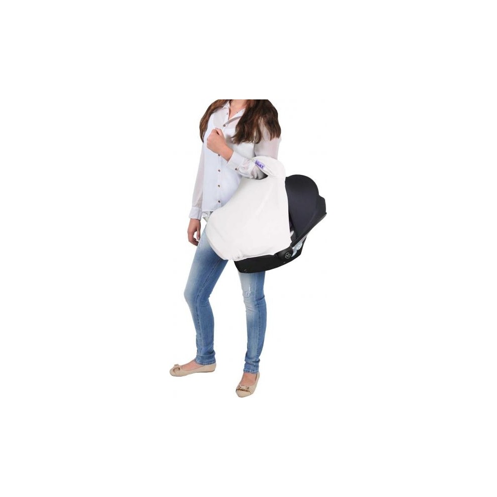 Zéro + rideau pour bébé bol, crème