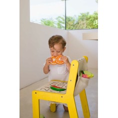 Lorena Canals Kinderstuhl Sillita, ABC Yellow