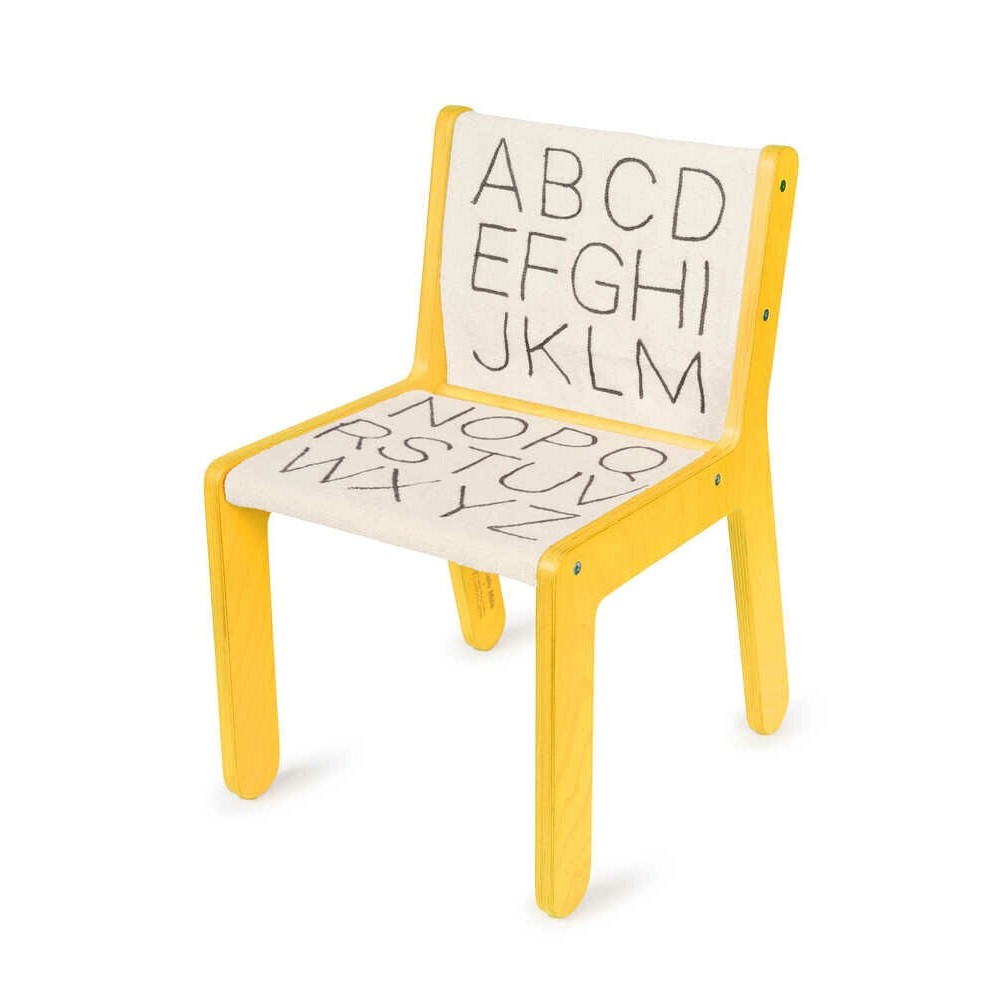 Lorena Canals Kinderstuhl Sillita, ABC Yellow
