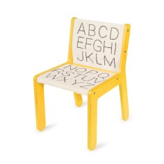 Lorena Canals Kinderstuhl Sillita, ABC Yellow
