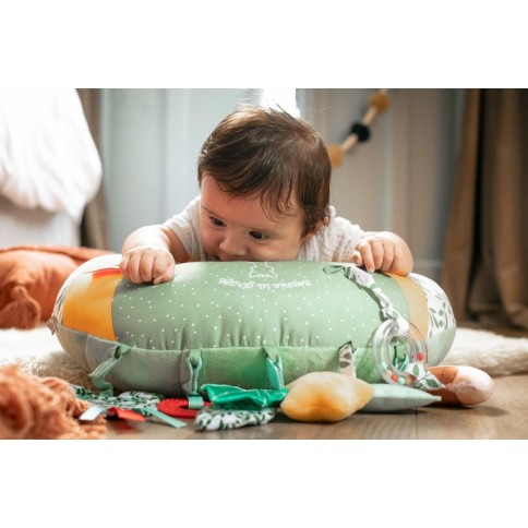 Sophie La Girafe Spiel- und Kuschelkissen + Aktivity-Spielzeug