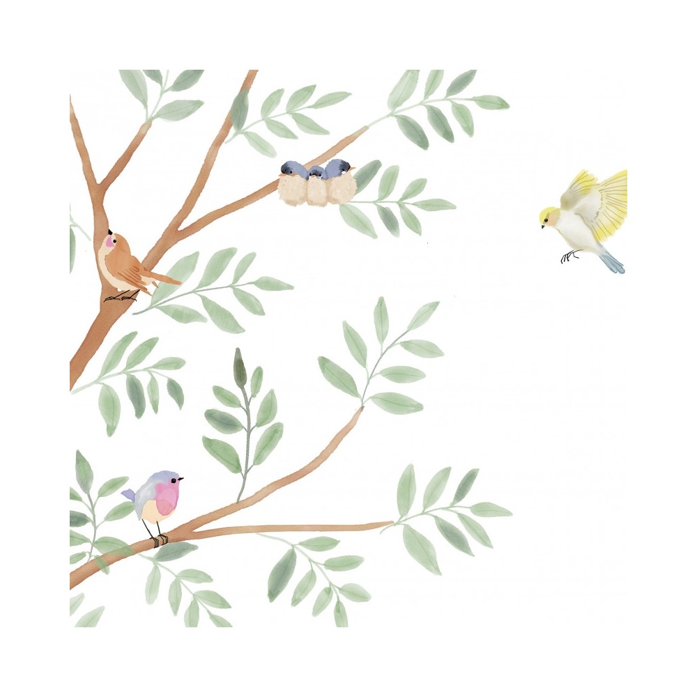 Wandsticker, der Frühling kommt