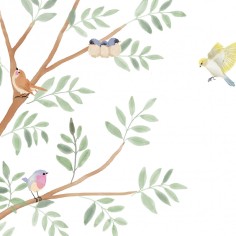 Wandsticker, der Frühling kommt