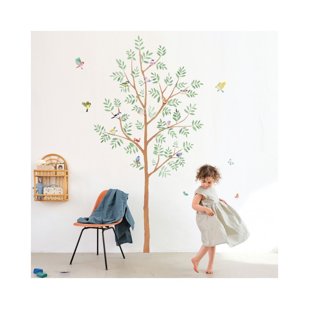 Wandsticker, der Frühling kommt