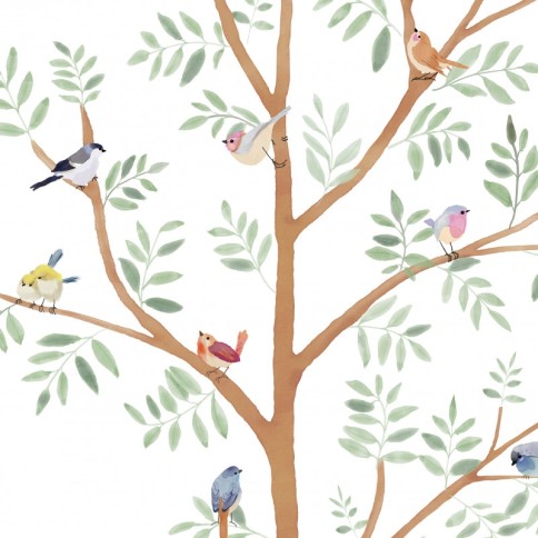 Wandsticker, der Frühling kommt