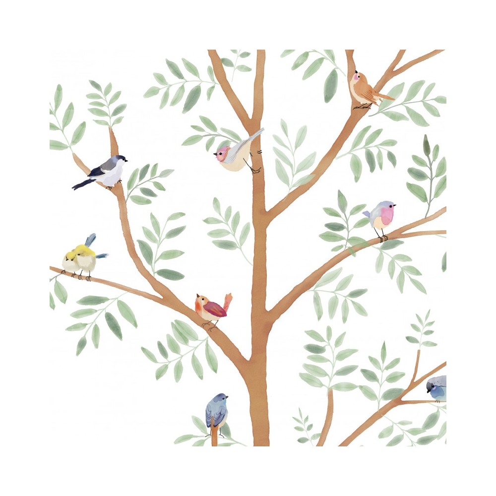 Wandsticker, der Frühling kommt