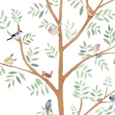 Wandsticker, der Frühling kommt